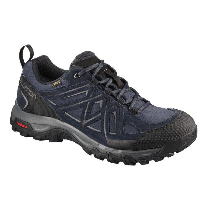 SALOMON EVASION 2 GTX® Philippines - Men's Hiking Shoes - Navy/Black | 180976-FSD